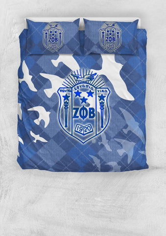 Image of Zeta Phi Beta Bedding Set - Unique Greek Store