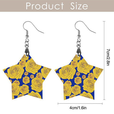 Image of Sigma Gamma Rho Wooden Earrings