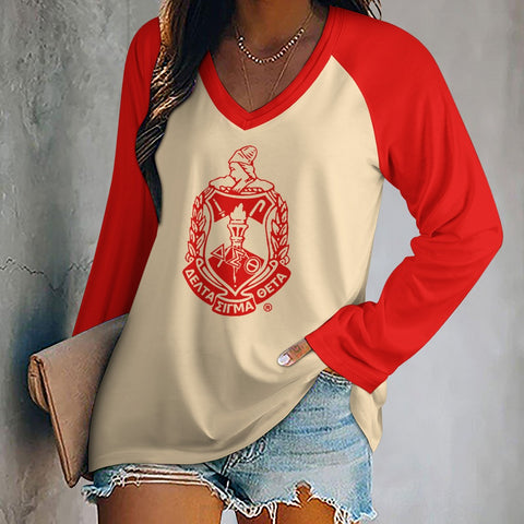 Image of Delta Sigma Theta Long Sleeve Loose Tee