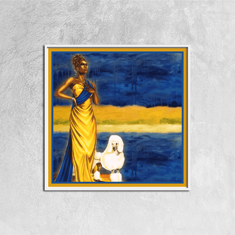 Image of Sigma Gamma Rho Square Canvas