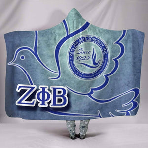 Zeta Phi Beta 1920 Hooded Blanket - Unique Greek Store