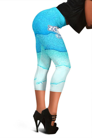 Image of Zeta Phi Beta Capri Pants - Unique Greek Store