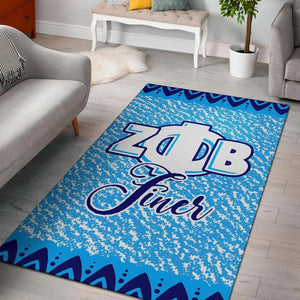 Zeta Phi Beta Area Rug