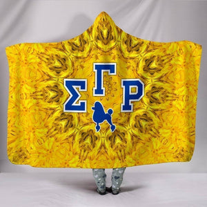 Sigma Gamma Rho Hooded Blanket - Unique Greek Store