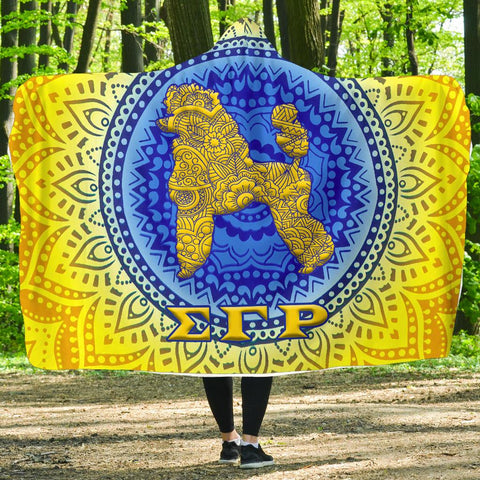 Image of Sigma Gamma Rho Economy Hooded Blanket