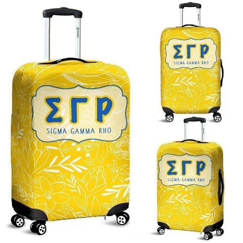 Image of Sigma Gamma Rho Luggage Cover Logo - Unique Greek Store