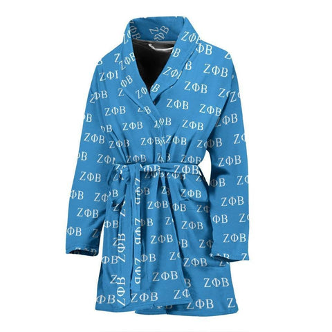 Image of Zeta Phi Beta Bathrobe - Unique Greek Store