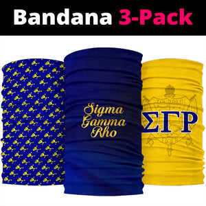 Sigma Gamma Rho Bandana 3-Pack