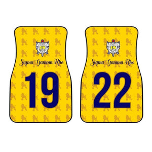 Sigma Gamma Rho 1922 Car Mats - Unique Greek Store