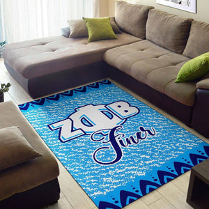 Zeta Phi Beta Area Rug