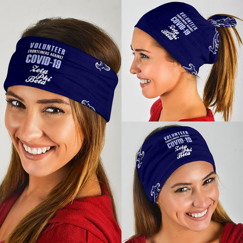 Image of Zeta Phi Beta COVID - 19 Volunteer Bandana