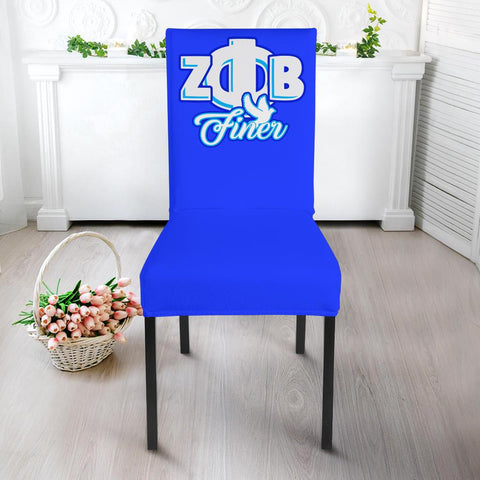 Image of Zeta Phi Beta Dining Chair Slip Cover