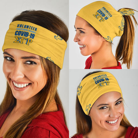 Image of Sigma Gamma Rho COVID - 19 Volunteer Bandana