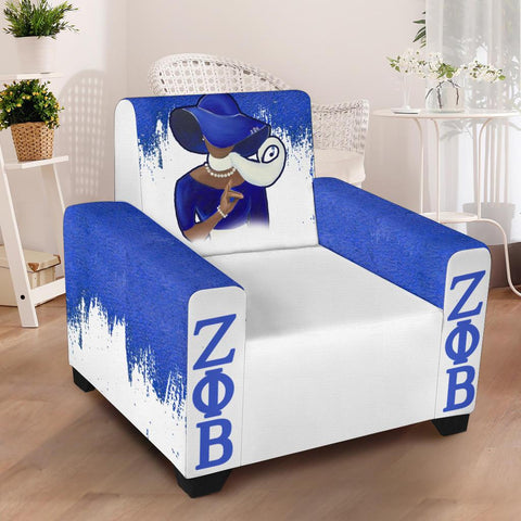 Image of Zeta Phi Beta 43" Chair Slip Cover