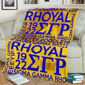 Sigma Gamma Rho Founding Year Blanket