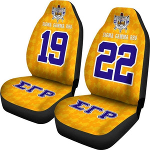 Sigma Gamma Rho Founding Year and Initials Carseat Covers