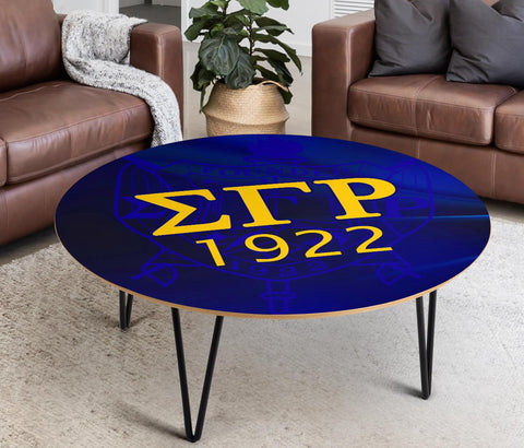 Image of Sigma Gamma Rho Circular Coffee Table