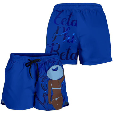 Image of Zeta Phi Beta Summer Beach Shorts