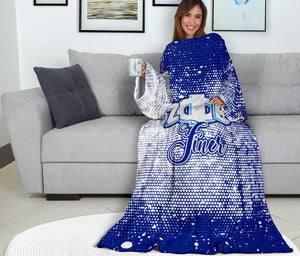 Zeta Phi Beta Adult Sleeve Blanket