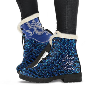 Zeta Phi Beta Fur Boots