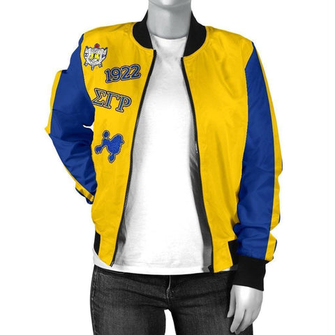 Image of Sigma Gamma Rho Bomber Jacket - Unique Greek Store