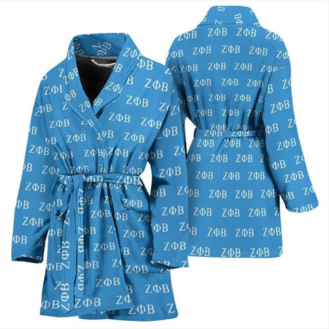 Image of Zeta Phi Beta Bathrobe - Unique Greek Store