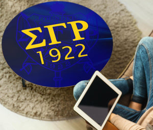 Sigma Gamma Rho Circular Coffee Table