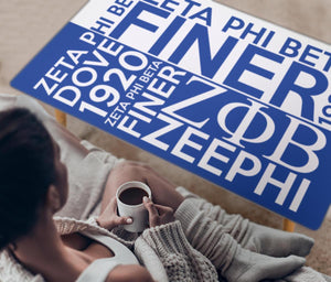 Zeta Phi Beta Rectangular Coffee Table