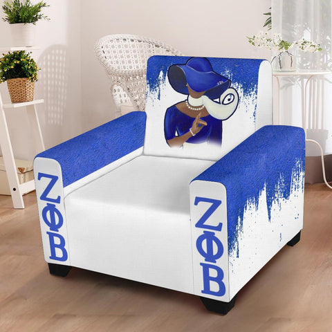 Image of Zeta Phi Beta 43" Chair Slip Cover