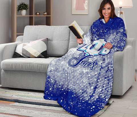 Image of Zeta Phi Beta Adult Sleeve Blanket