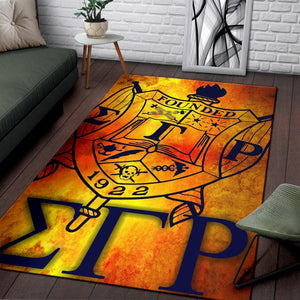 Sigma Gamma Rho Founding Year Area Rug