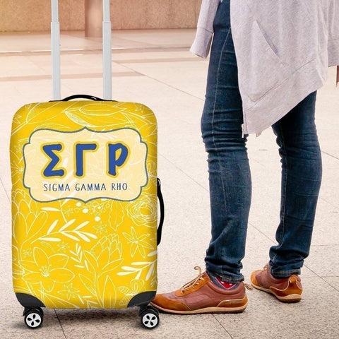 Image of Sigma Gamma Rho Luggage Cover Logo - Unique Greek Store