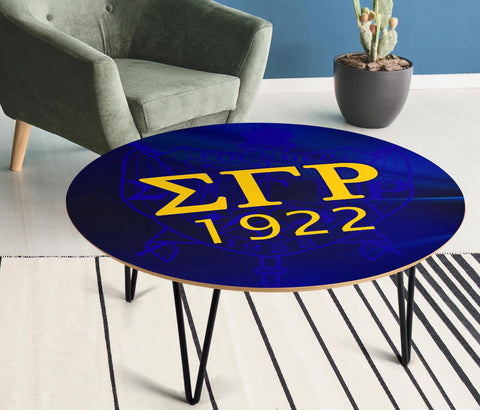 Image of Sigma Gamma Rho Circular Coffee Table