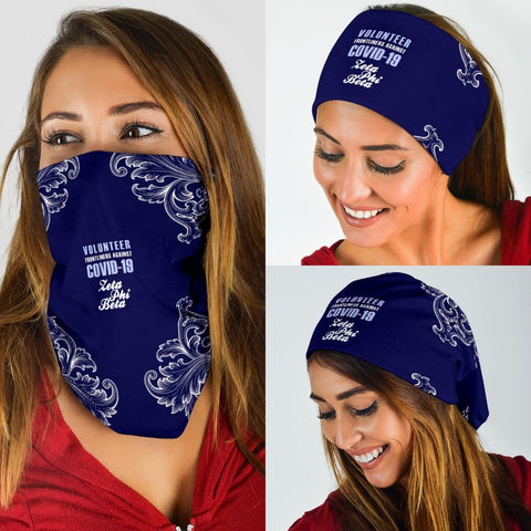 Image of Zeta Phi Beta COVID - 19 Volunteer Bandana