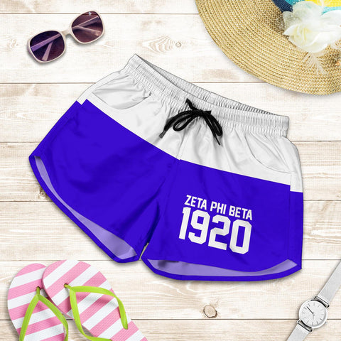 Image of Zeta Phi Beta 1920 Beach Shorts