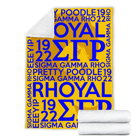 Image of Sigma Gamma Rho Founding Year Blanket