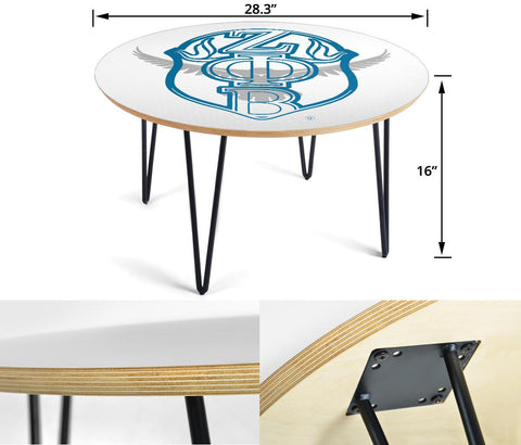 Image of Zeta Phi Beta Circular Coffee Table