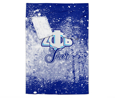 Image of Zeta Phi Beta Adult Sleeve Blanket