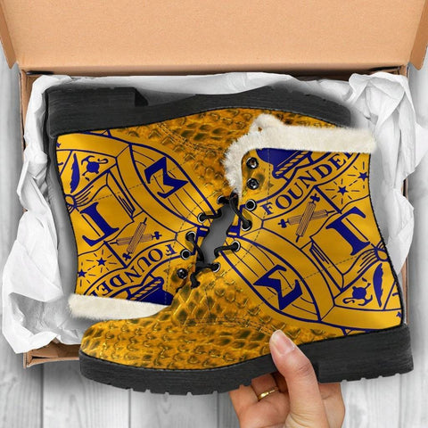 Image of Sigma Gamma Rho Fur Boots