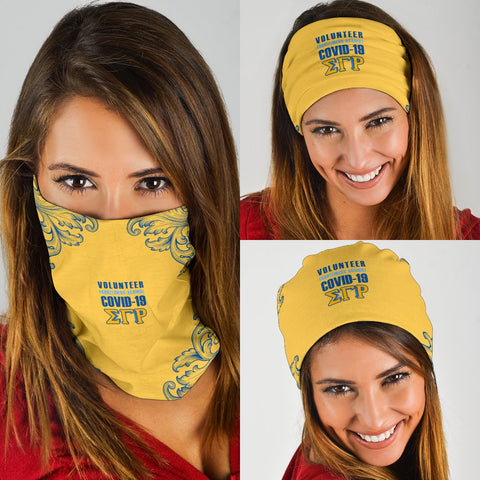 Image of Sigma Gamma Rho COVID - 19 Volunteer Bandana