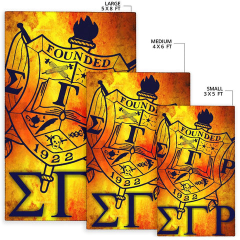 Image of Sigma Gamma Rho Founding Year Area Rug